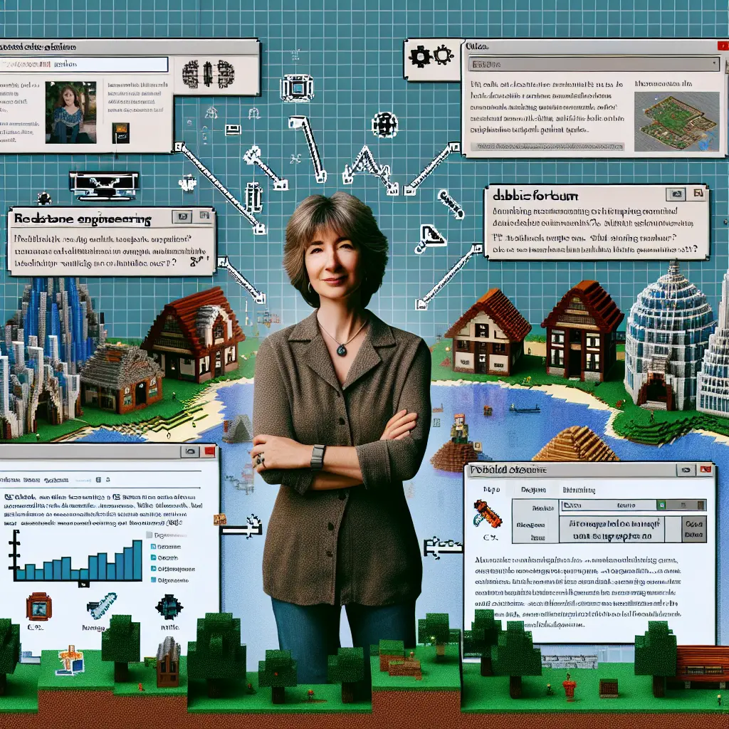 Image that represents the author Lila Ferguson, a renowned blogger specializing in Minecraft