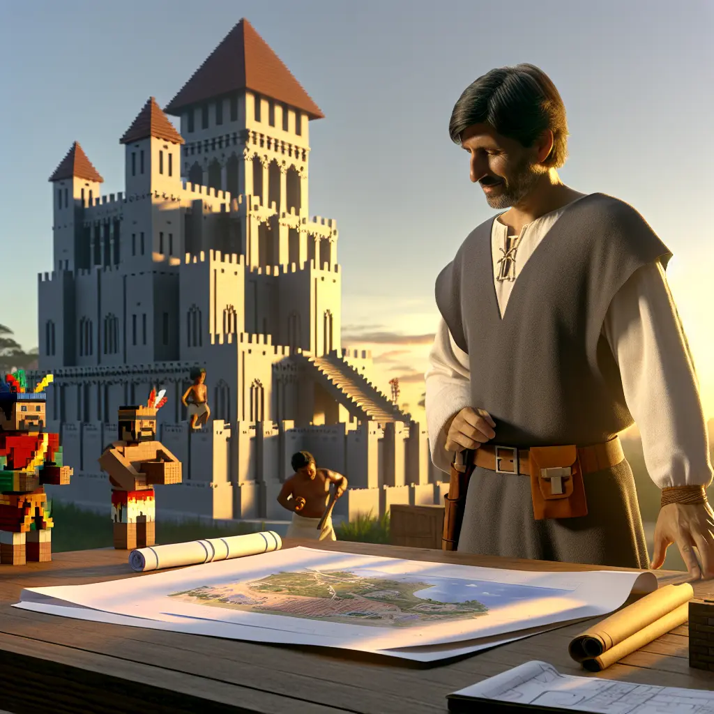 Designing and Constructing a Medieval Castle in Minecraft